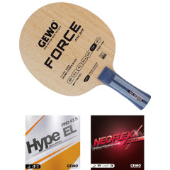 GEWO Schläger: Holz Force ARC  mit Hype EL Pro 47.5 + Neoflexx e