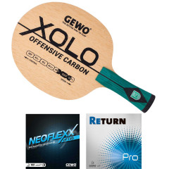 GEWO Schläger: Holz Xolo Offensive Carbon mit Neoflexx eFT 45 +