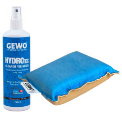 GEWO HydroTec Reiniger 250ml + Schwamm Microfaser - Set (2-teili