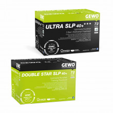 GEWO Ball-Set je 1x Ultra SLP 40+*** + Double Star 40+ 72er