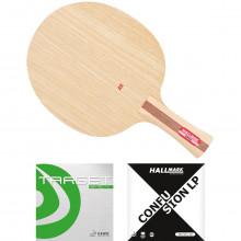 HALLMARK Schläger: Holz Aurora mit GEWO Target airTEC FX + Confu