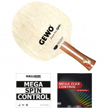 GEWO Schläger: Holz Zoom Pro mit HALLMARK Mega Spin Control + Me